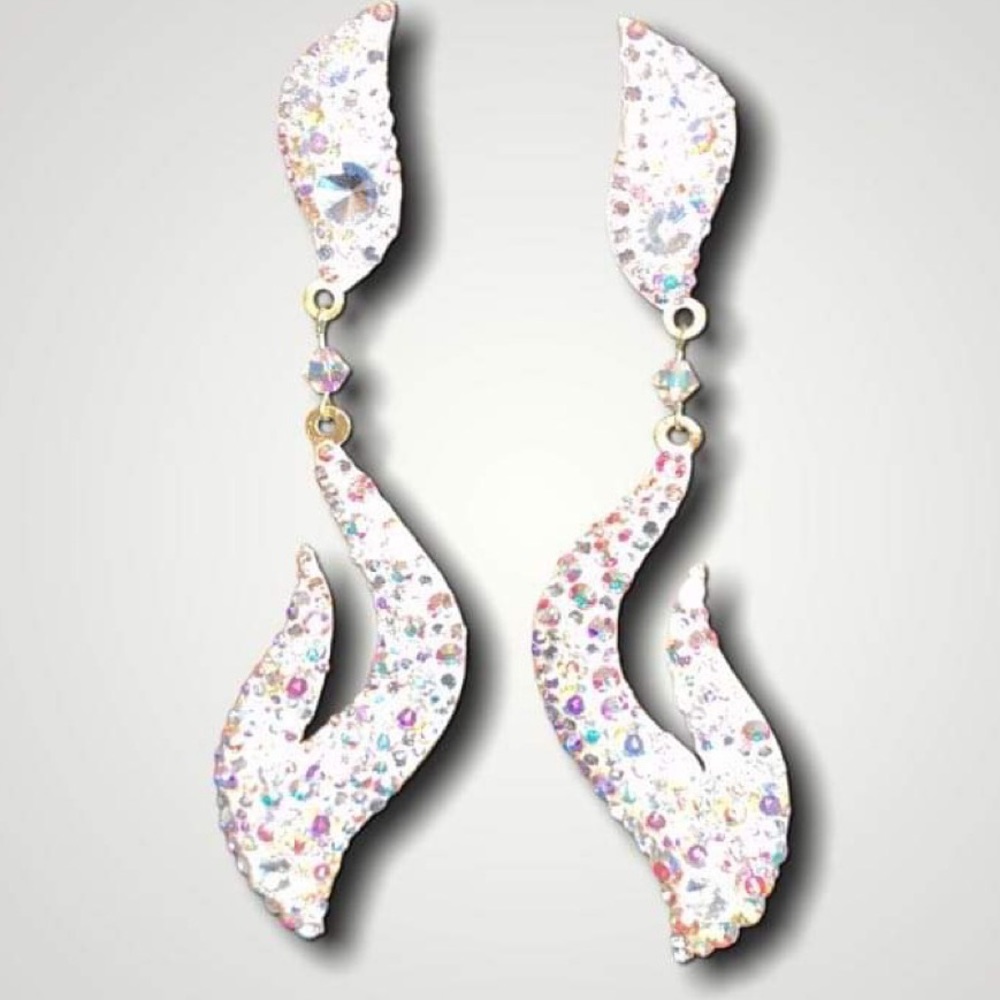 Custom made pageant earrings